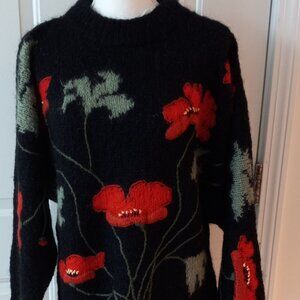 Handknitted Designer Mohair Sweater by Michelle Stuart